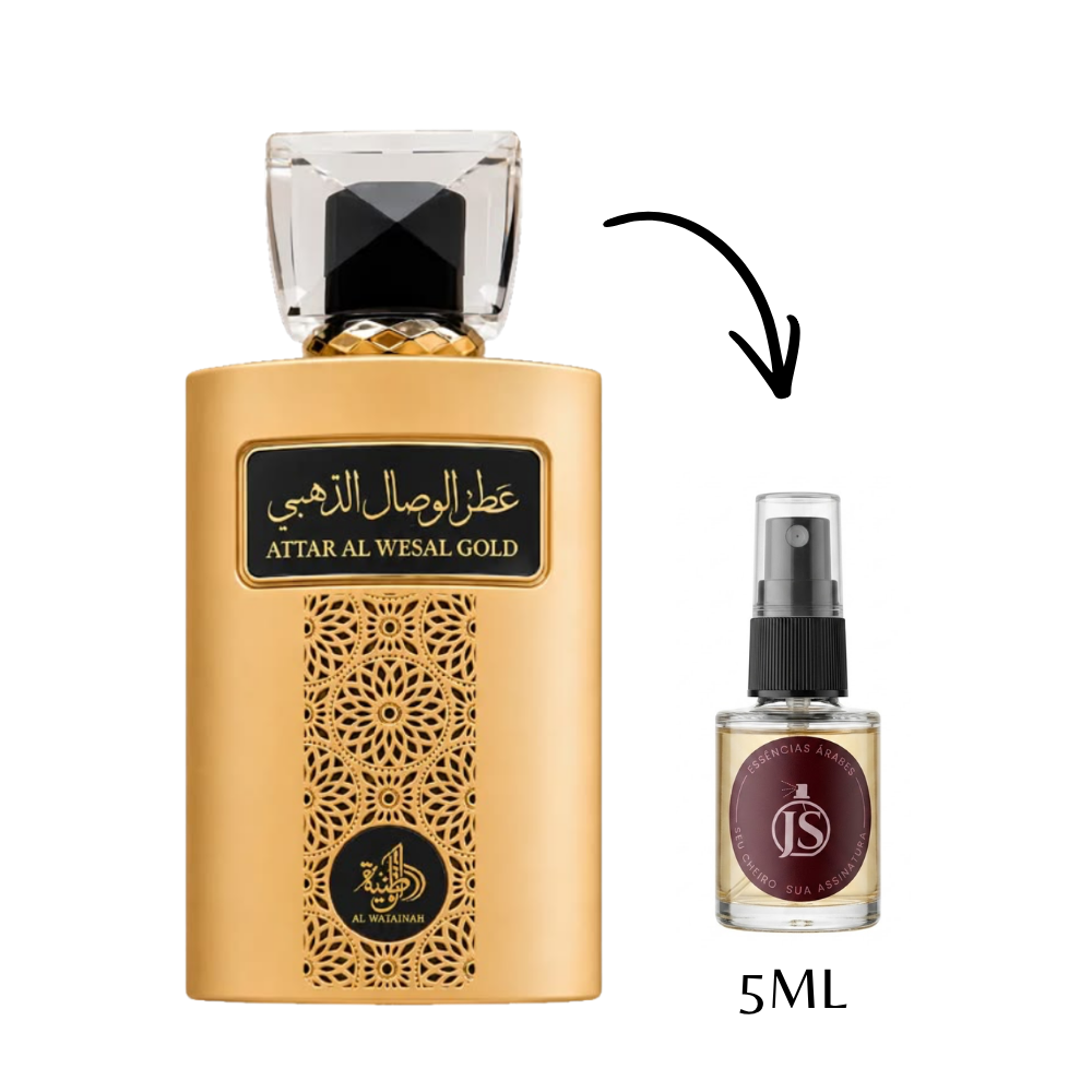 Decant Attar Al Wesal Gold 5ml – Al Wataniah